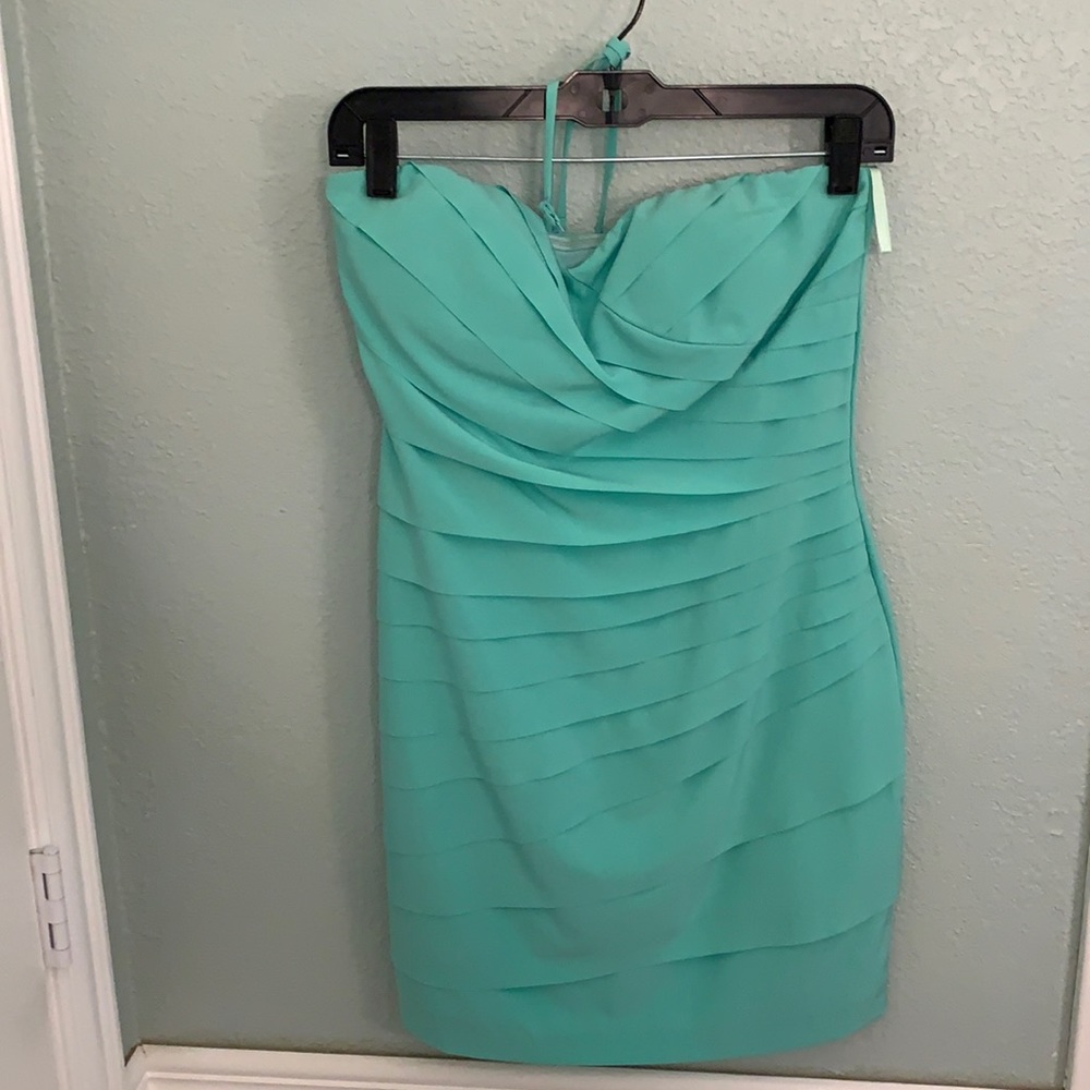 Beautiful teal cocktail dress - Gianni bini